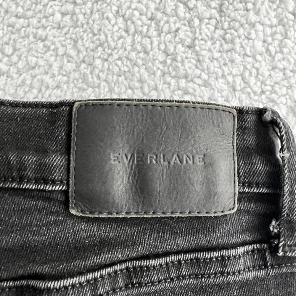 Everlane High Rise Black Ankle Jeans Size 27